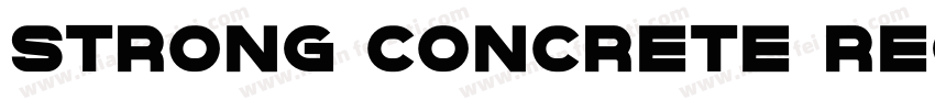 strong concrete regu字体转换